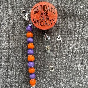 Badge Reel Labor and Delivery Teaching Dilation Beads Clip On Tool Set